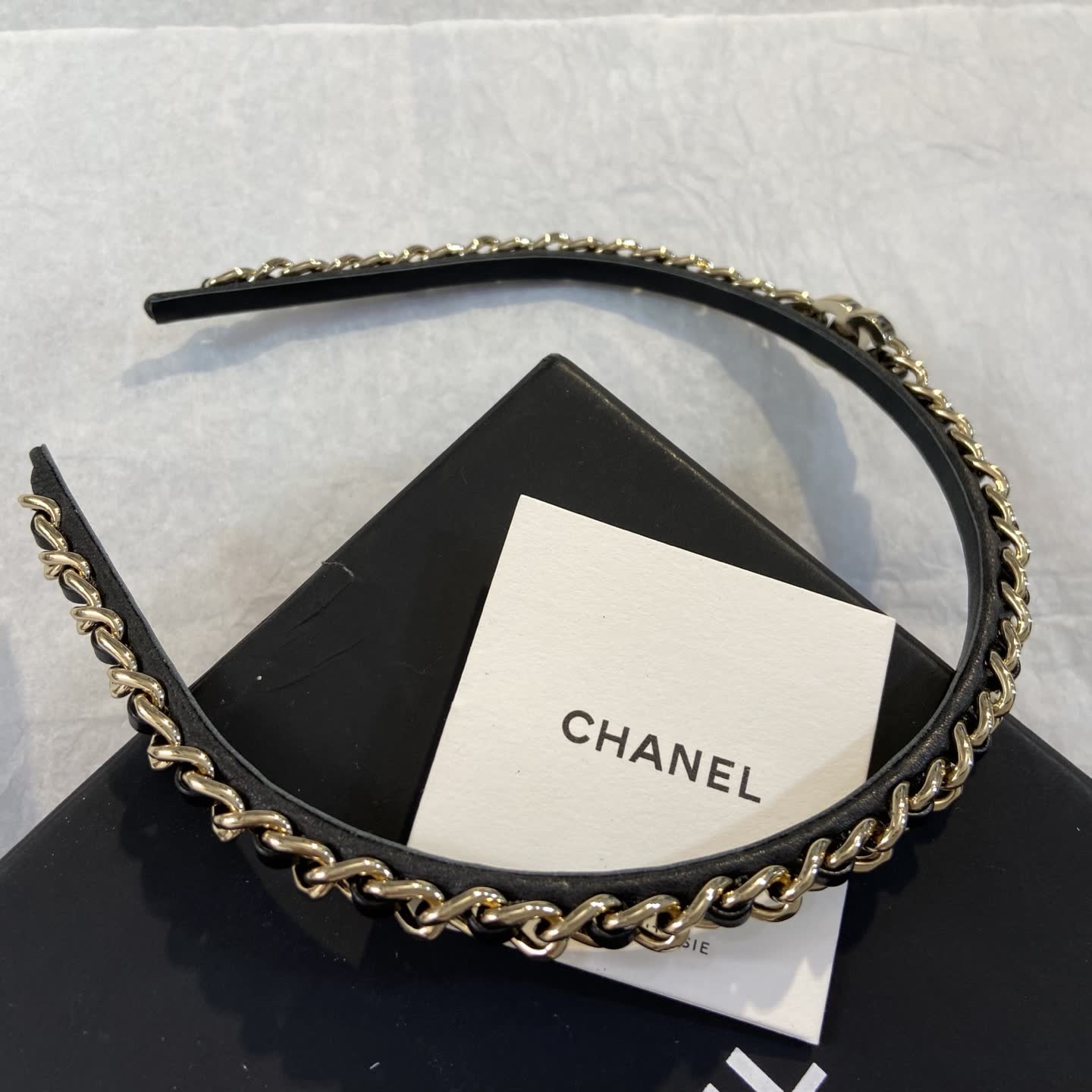 Chanel Chain Link Headband